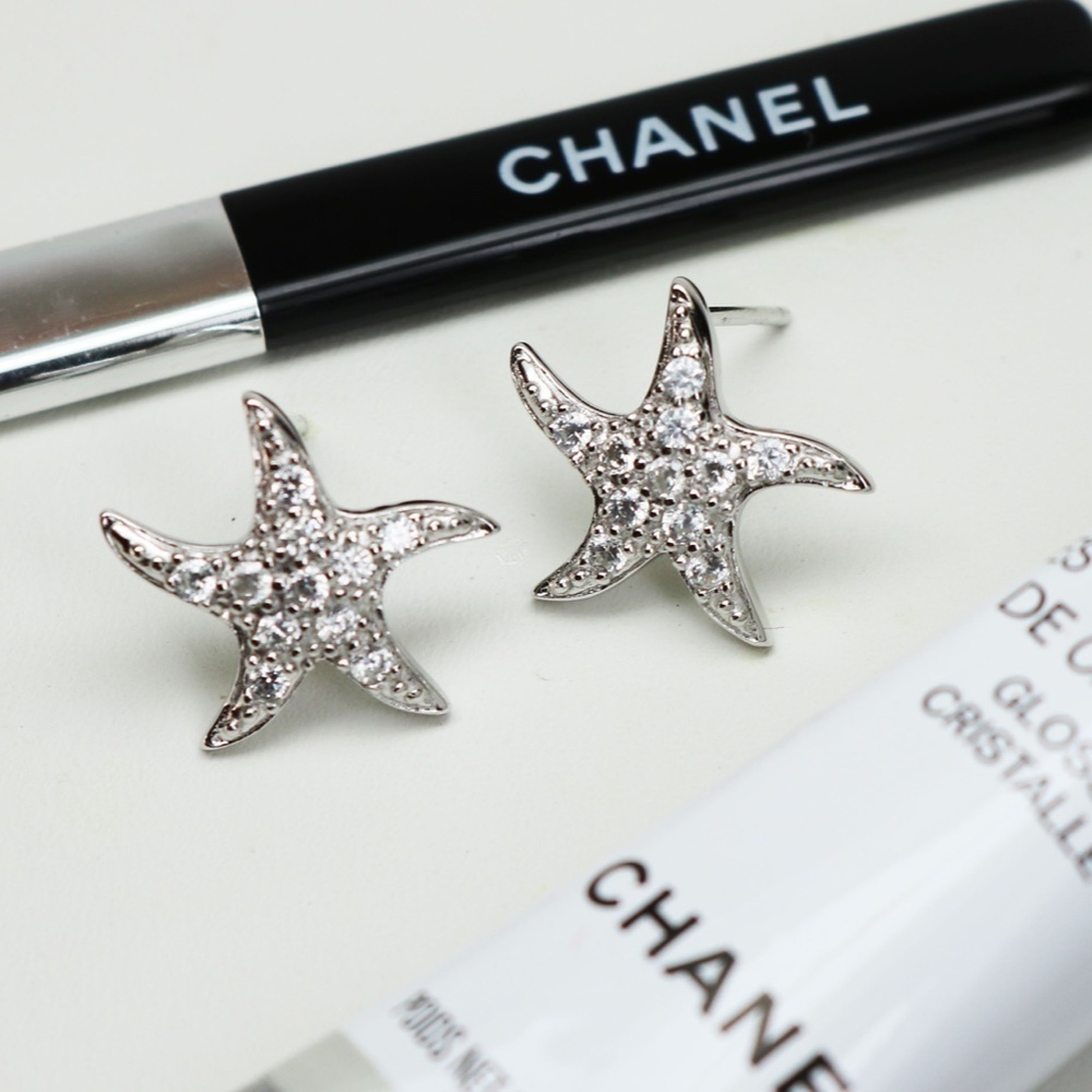 NEW!!! Silver & Topaz Starfish Pendant & Earrings - Picture 6 of 8